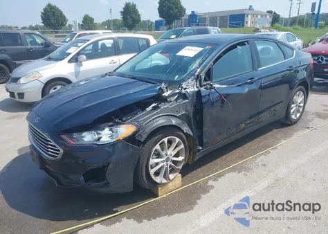 2020 Ford Fusion Se из США, поврежденный, VIN 3FA6P0HDXLR187397